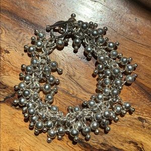 Stunning Silpada sterling Cha Cha bracelet